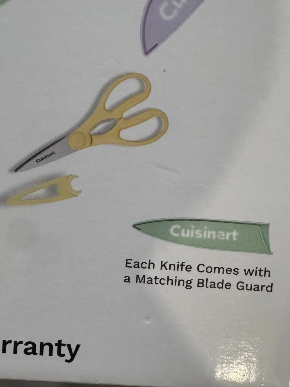 Cuisinart Advantage 14 Pc Ceramic Coated Stainless Steel Knife Set & Cut Board